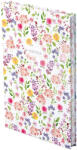 TopTimer 404 Notes found, B5 jegyzetfüzet élfestéssel, Flowers White