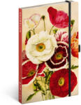 Realsystem Notesz Poppies by Kateřina Winterová, lined, 13x21 cm