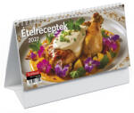 TopTimer Ételreceptek, képes álló papírtáblás asztali naptár T058