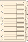 Realsystem Telefonregiszter - RS551S, Krém (Chamois)