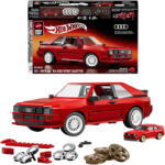 Mattel Brick Shop Hot Wheels '84 Audi Sport Quattro építőjáték kisautóval (JLK39) - morzsajatekbolt