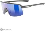 uvex dyrt szemüveg, smoke matt/mir. blue