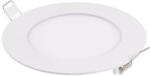 T-LED LED Panel fehér, kerek, süllyesztett, 24V, 6W, 530lm, CCT, IP20