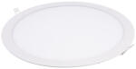 T-LED LED Panel fehér, kerek, süllyesztett, 24V, 12W, 1170lm, CCT, IP20