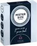 MISTER SIZE 64 - méretezett, ultravékony óvszer Kiszerelés: 10 db