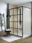 WASSERBURG VETRO BLACK Walk-in zuhanyfal, 120cm (22.25266-120)