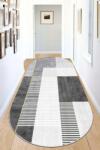 Conceptum Hypnose Carpet (80 x 200) Grey Pendor Oval - Grey