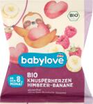 babylove Био снакс сърчица с малина и банан, 30 g (1457140)