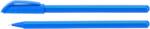  Pix fara mecanism, Fire, corp catifelat, cerneala pe baza de ulei, scriere fina, albastra, 0.7 mm (PY15697) - forit