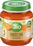 dmBio Био бебешко пюре от моркови, 5+м, 125 g (1477384)