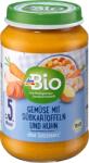 dmBio Био зеленчуково пюре със сладки картофи и пилешко, 5+м, 190 g (1445548)