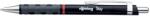rOtring Pix cu mecanism, Rotring, Tikky III, 0.8 mm, negru, mina albastra (RO033210) - forit