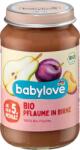 babylove Био плодово пюре слива и круша, 5+м, 190 g (1300000)
