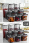 Hermia Storage Box Set (18 Pieces) Anthracite BNMPEGYAR18-13232