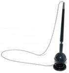 Office Products Pix cu lant metalic Office Products, suport autoadeziv, scriere albastra (DN751103)