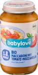 babylove Био бебешко пюре макарони с домати и моцарела, 8+м, 220 g (1602888)