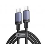 UGREEN adatkábel, töltőkábel, fekete (100W, 5A, USB-C to USB-C, 2m)