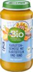 dmBio Био меню от моркови, картофи и телешко, 12+м, 250 g (1445630)