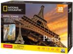 CubicFun Puzzle 3D Cubic Fun din 80 de piese - Turnul Eiffel, Paris (DS0998h)