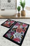  L' essential Maison Bathmat Set (2 Pieces) Multicolor Floreale Djt (359CHL2546)