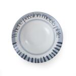 Hermia Plate White Blue X0001414300000000000000000