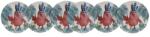  Hermia Ceramic Dessert Plate Set (6 Pieces) Multicolor ST025006F021AD05J000ACO100