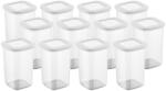 Hermia Storage Box Set (12 Pieces) White BNMPOLYWS12-12