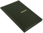 Realsystem Határidőnapló REALSYSTEM Carbon B/5 heti fehér lapos zöld 2027 (5611-88) - vectraline