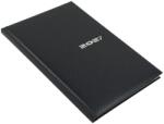 Realsystem Határidőnapló REALSYSTEM Carbon B/5 heti fehér lapos kék 2027 (5611-84) - vectraline