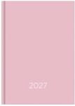 VECTRALINE Határidőnapló VECTRALINE Monocolor rózsaszín B/6 napi fehér lapos 2027 (23.09946) - vectraline