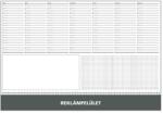 REALSYSTEM Íróalj REALSYSTEM 7141 570x390mm zöld (7141-08) - vectraline