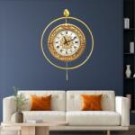 Wallity Dekoratív Fém Falióra Arany Mclock-00135