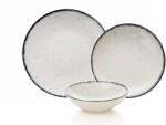 Hermia Dinner Set (24 Pieces) White Black RGBSATN24KY458SYH