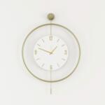 Wallity Decorative Metal Wall Clock Gold Mclock-00134