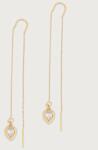 Guess cercei pentru femei din oțel inoxidabil cu zirconiu cubic CRYSTAL LOVE 9BY2-AKDZ1C_GLA (JUBE06.364JW)