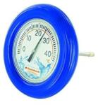 Steinbach 061320 Kerek Úszógyűrűs Medencehőmérő - 18 cm átmérő, Vízálló Úszó Hőmérő Kerti Medencéhez (061320)
