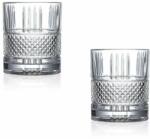  Hermia Whiskey pohár szett (2 db) átlátszó nagy baklava mintával
