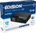 Edision PICCO T265 Pro HD földi és kábeltévés vevő DVB-T2 DVB-C H. 265 HEVC FTA PVR USB HDMI SCART S PDIF WiFi támogatással univerzális 2 az