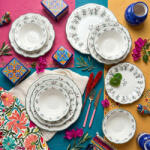 Hermia Dinner Set (24 Pieces) Multicolor Terra 24 HC