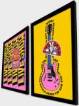  Wallity Decorative Framed MDF Painting (2 Pieces) Multicolor 2p3752softct-003