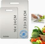 Hermia Cutting Board Set (3 Pieces) Silver EL-031