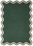 Flair Rugs Sötétzöld kézi szövésű gyapjúkeverék szőnyeg 120x170 cm Rivo Wool - Flair Rugs