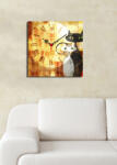 Wallity Decorative Canvas Wall Clock Multicolor 2828CS-12