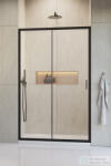Radaway Alienta Black DWJ 130 zuhanyajtó, fekete profil 10260130-54-01 (10260130-54-01)