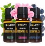 Bilovit Nyugtató illóolaj szett Geranium Citromfű Boróka 3 db-os (BIOL15)