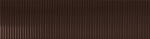 Tubadzin Tubadzin Groove Brown 1 STR 29, 8x7, 8x1cm fényes csempe