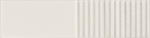 Tubadzin Tubadzin Groove White Sugar 2 STR 29, 8x7, 8x1cm fényes