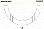 GLYCO Saiba distantier, arbore cotit GLYCO A180/2 . 005 (A180/2 .005)