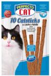 Perfecto Cat lazac-pisztráng húsrúd macskáknak 10 × 5 g