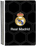 GIM Real Madrid Black B/5 vonalas spirál füzet 70 lapos GIM38100402A (GIM38100402A)